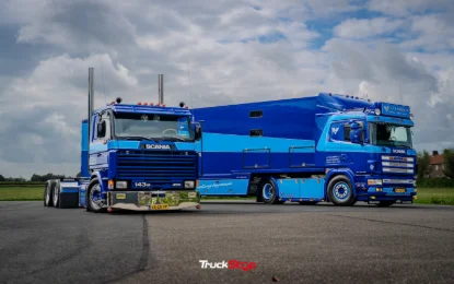 Deux Scania, deux époques