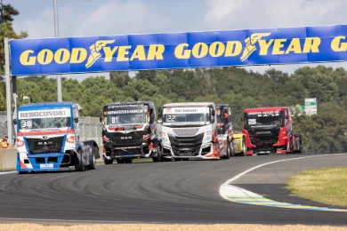 Goodyear takes another step toward more sustainable truck racing with a new FIA ETRC tyre made from 60% sustainable materials
