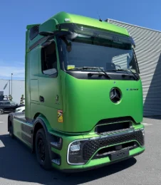 The eActros 600 heads south