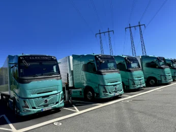 Les nouveaux Volvo FH Electric à l’essai chez TruckStop.