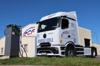 A first electric training truck to train the drivers of tomorrow