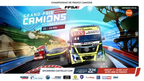 L'affiche Officielle du Grand-Prix Camions du Castellet