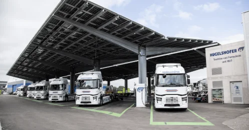 Camion électrique en exploitation intensive