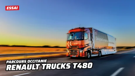 Renault Trucks T480 Turbo Compound : 30,5 l/100 km et un podium en Occitanie !