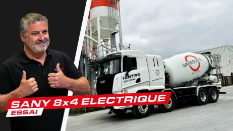 Essai SANY 8x4 électrique