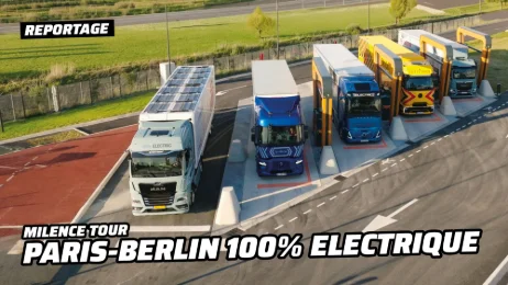 Paris – Berlin in an electric truck: we tested the Milence network￼