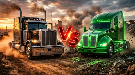 Old vs Modern: Peterbilt 379 vs Kenworth T680 — the ultimate clash